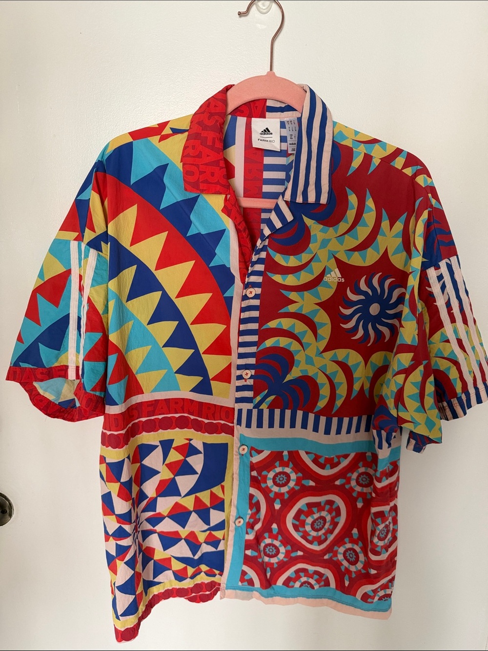 Adidas Farm Solar Kaleidoscope Blue Top S/M